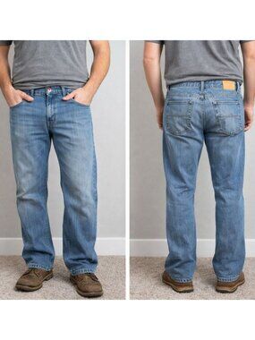 Vintage UFO Jeans Men's 100% Cotton Size 34 Blue Medium Wash Denim